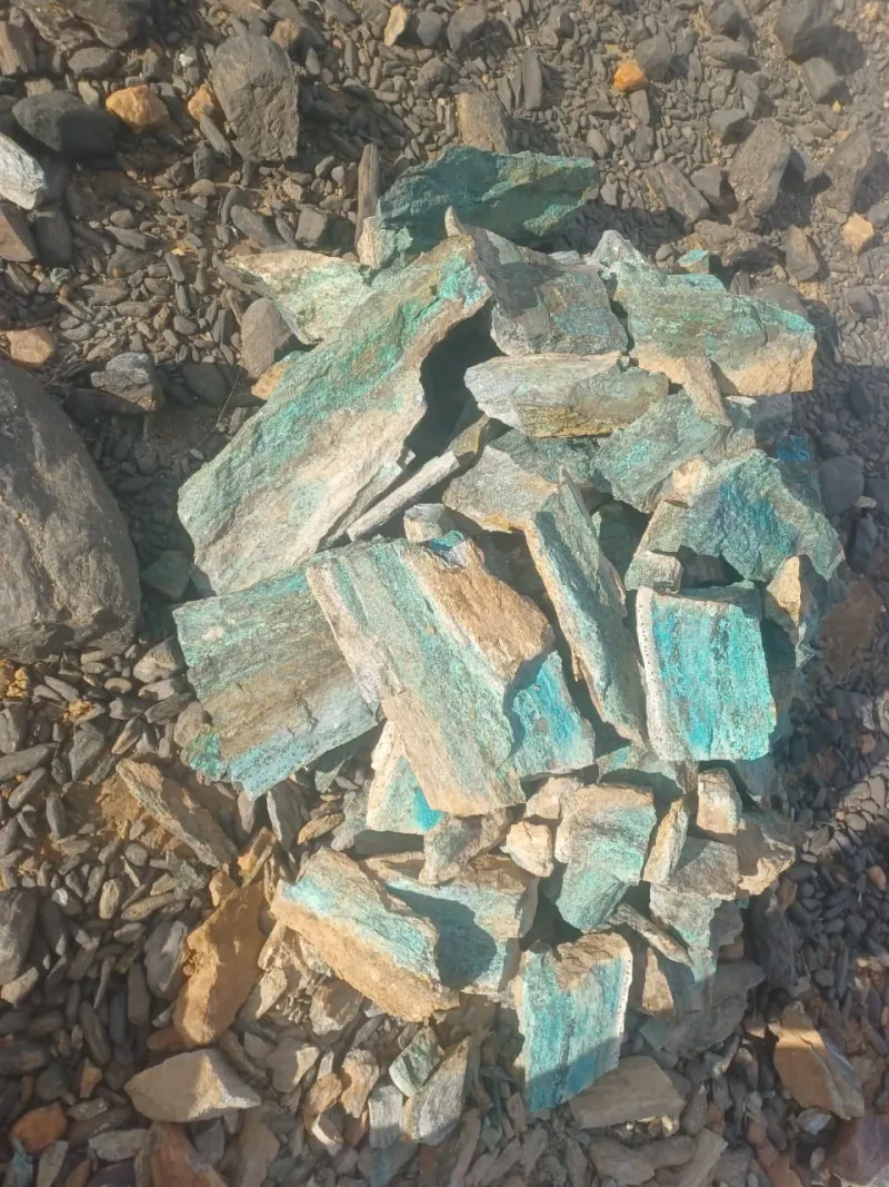 Copper ore close-up