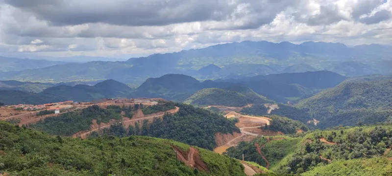 Mining site overview