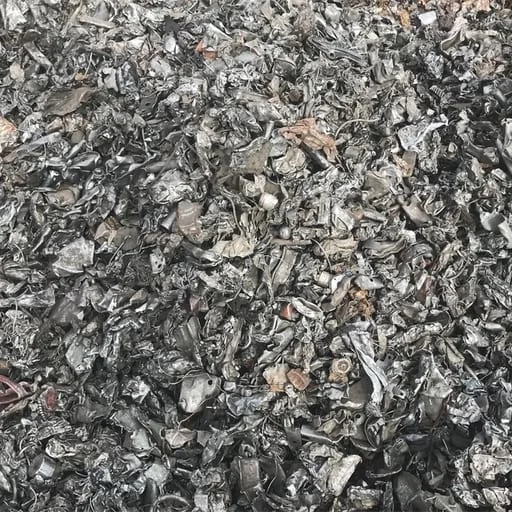 Shredded steel scrap